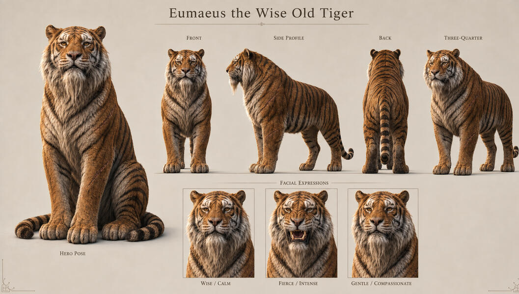 Eumaeus the Wise Old Tiger Eumaeus