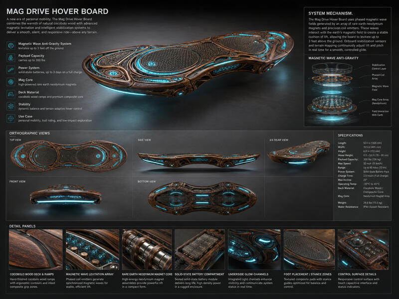 Mag Drive Hover Board Mag Drive Hover Board